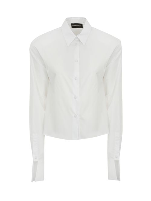 Camicia in popeline di cotone Bianco MVP Wardrobe | G090 00131101